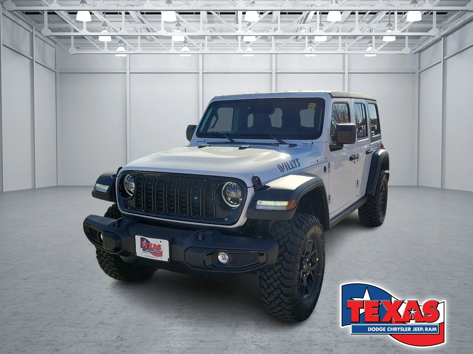 New 2026 PW7 Bright Whit Jeep 4-DOOR WILLYS image 1