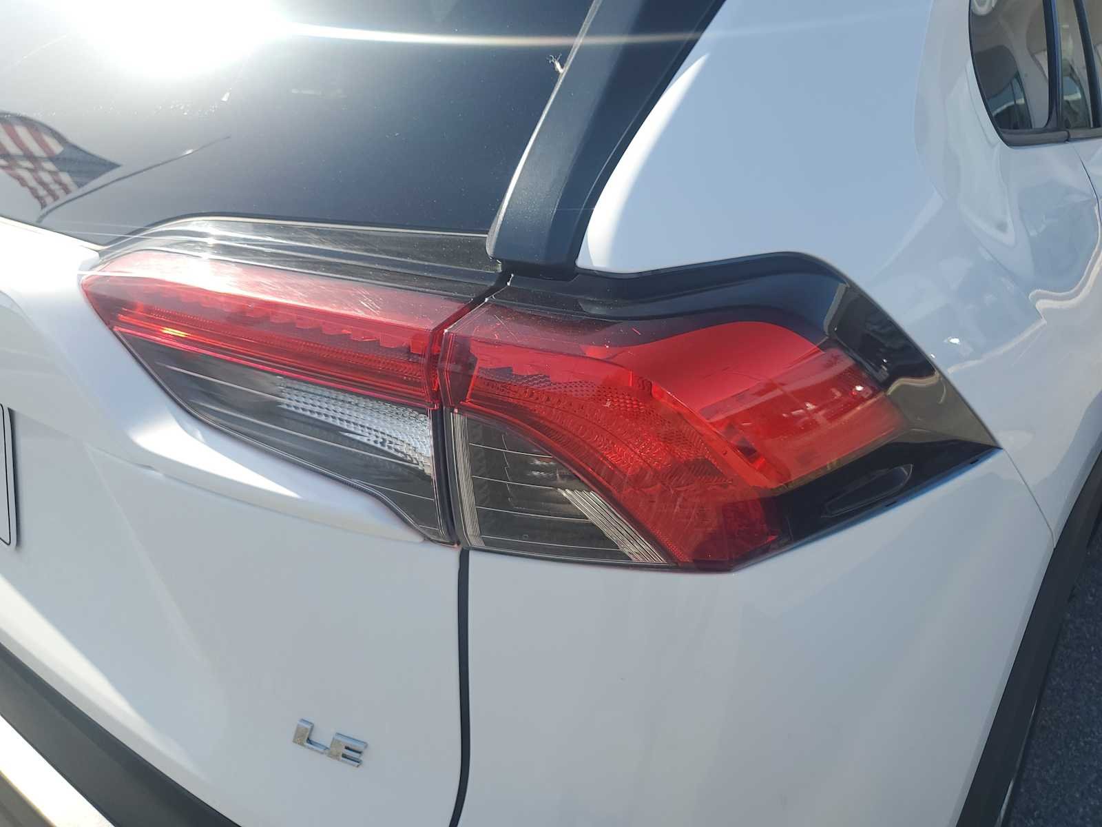Used 2019 Super White White Toyota LE image 14