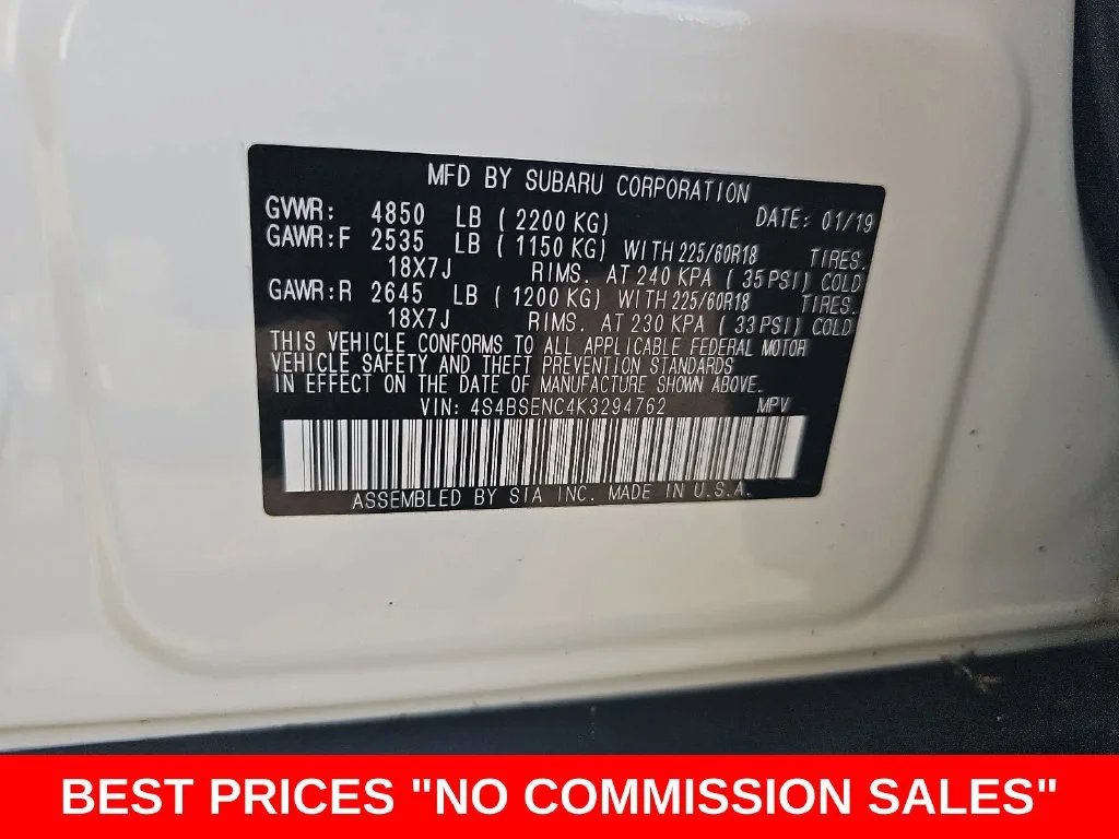 Used 2019 White Subaru 3.6R image 42