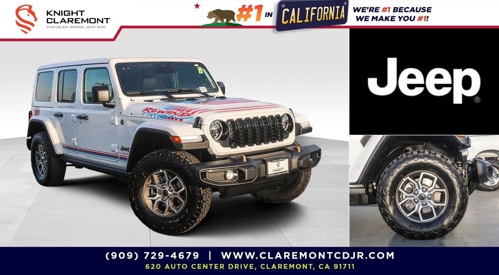 New 2026 Bright White Clearcoat Jeep Rewind image 1