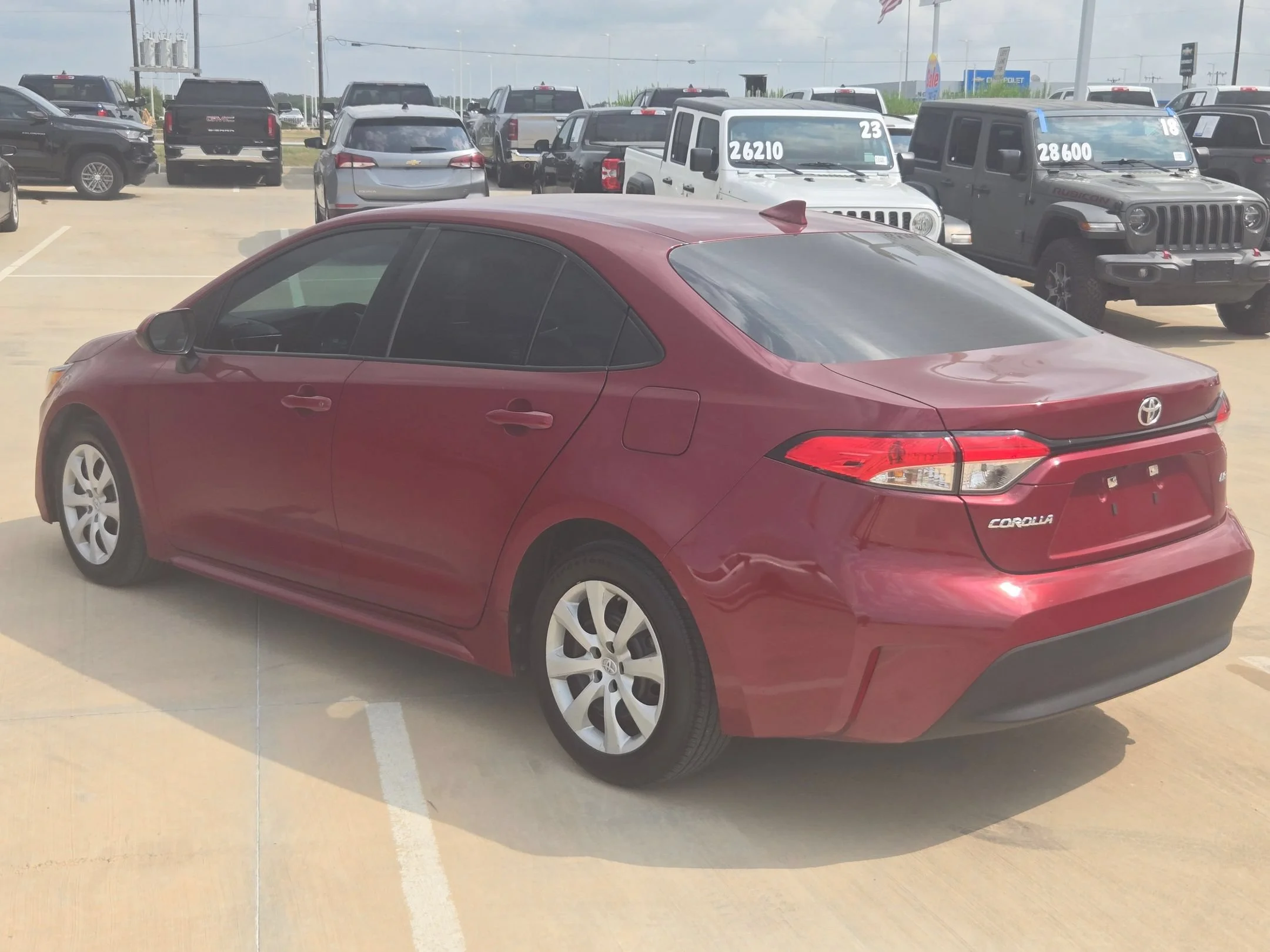 Used 2024 Red Toyota LE image 5