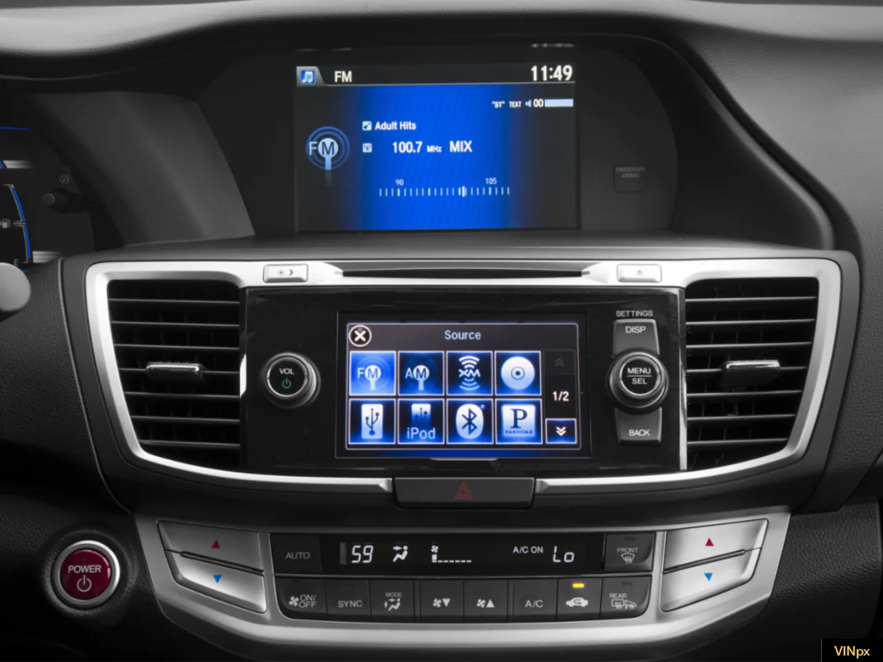 Used 2015 Obsidian Blue Pearl Honda EX-L image 8
