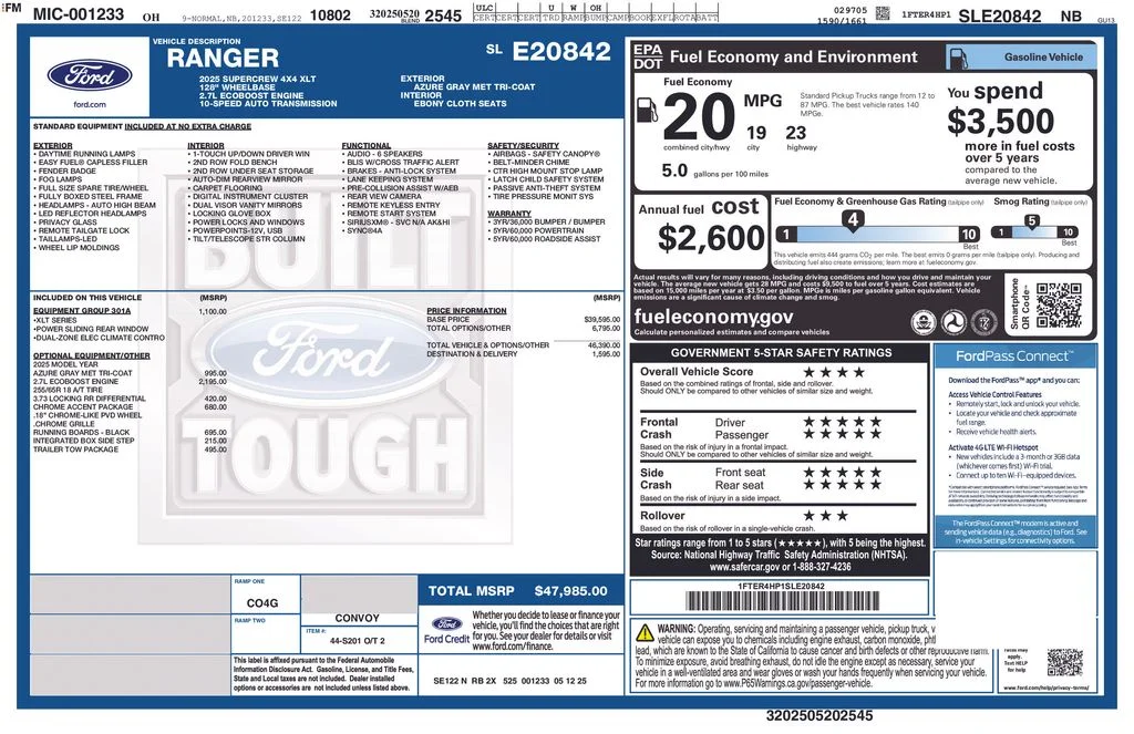 2025 Ford Ranger XLT - Photo 23
