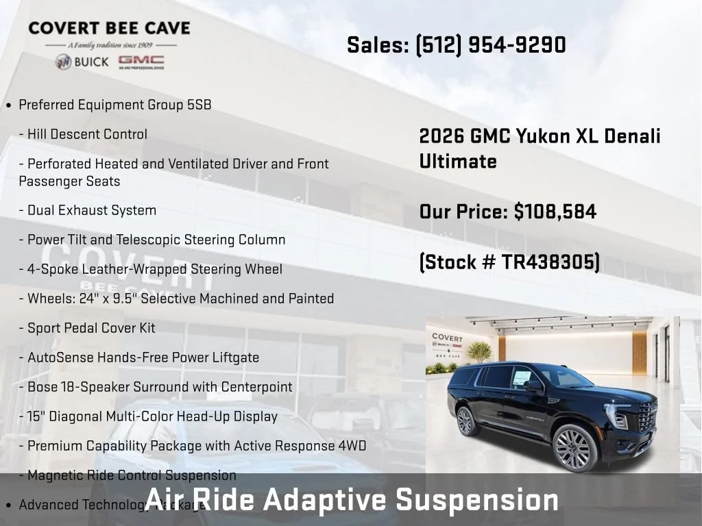 2026 GMC Yukon XL Denali Ultimate - Photo 15