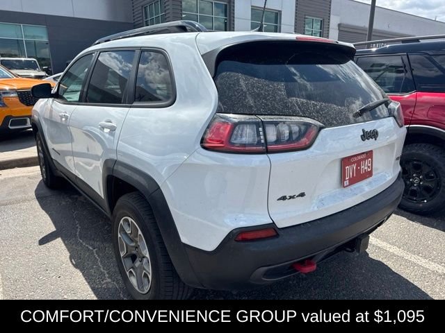Certified Used 2022 Bright White Clearcoat Jeep Trailhawk image 7