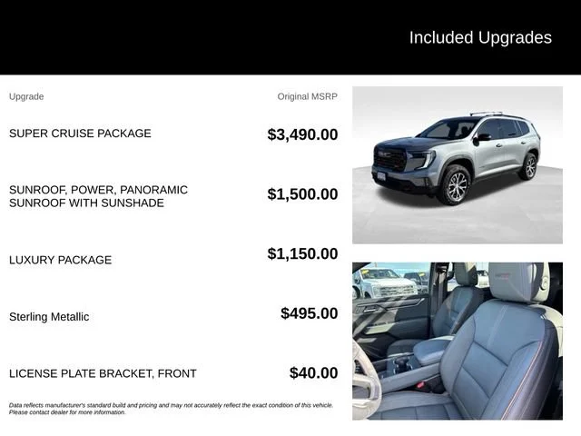 Used 2024 Sterling Metallic GMC AT4 image 5