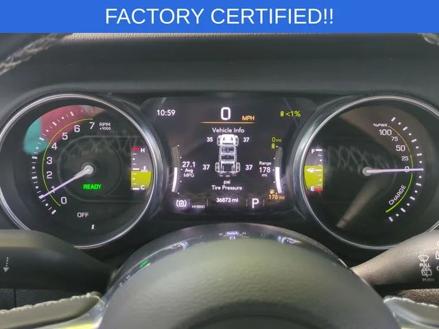Used 2022 White Jeep Unlimited Sahara 4xe image 19