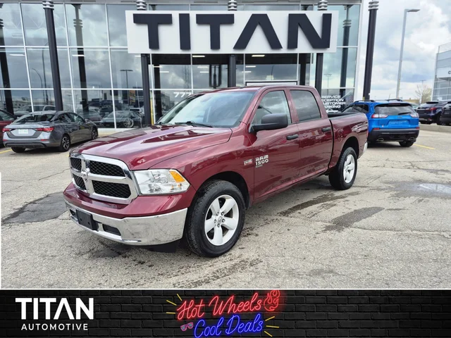 2023 Ram 1500 Classic SLT 4x4*6 Pass | 5.7L HEMI | Velvet Red Pearl | Htd Mirrors | Tow Package | Box Liner