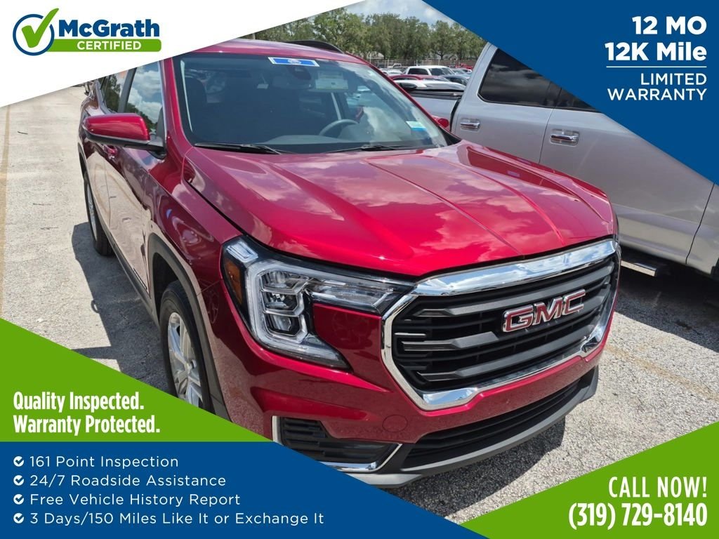 Used 2023 Red GMC SLE image 1