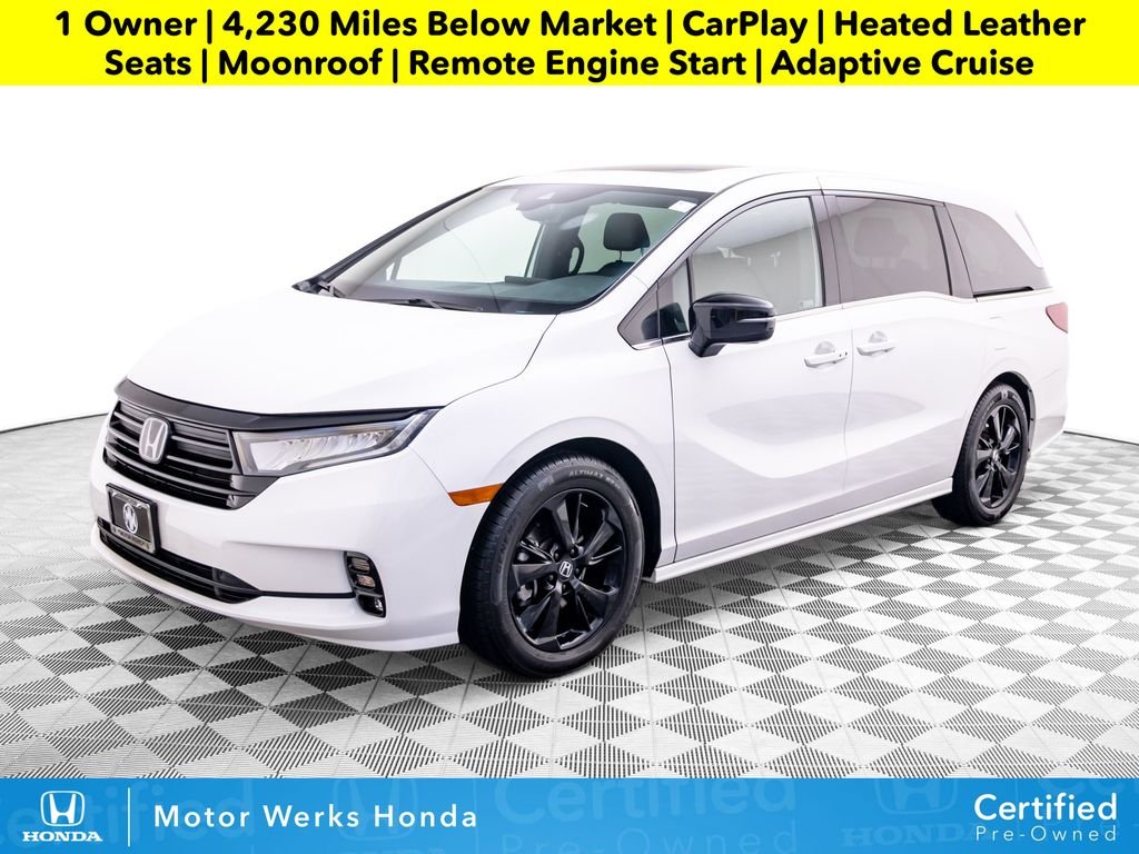 Certified Used 2024 Platinum White Pearl Honda SPORT image 1
