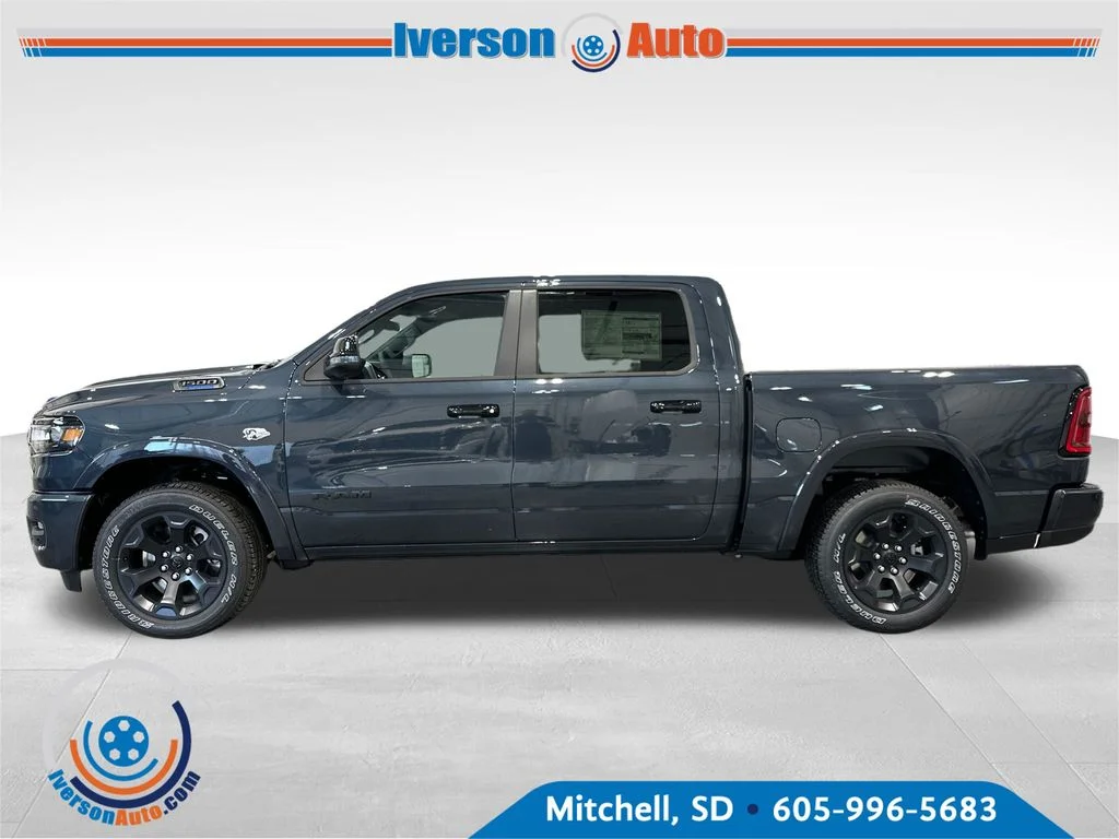 New 2026 Forged Blue Metallic Exterior Paint RAM Big Horn/Lone Star image 4
