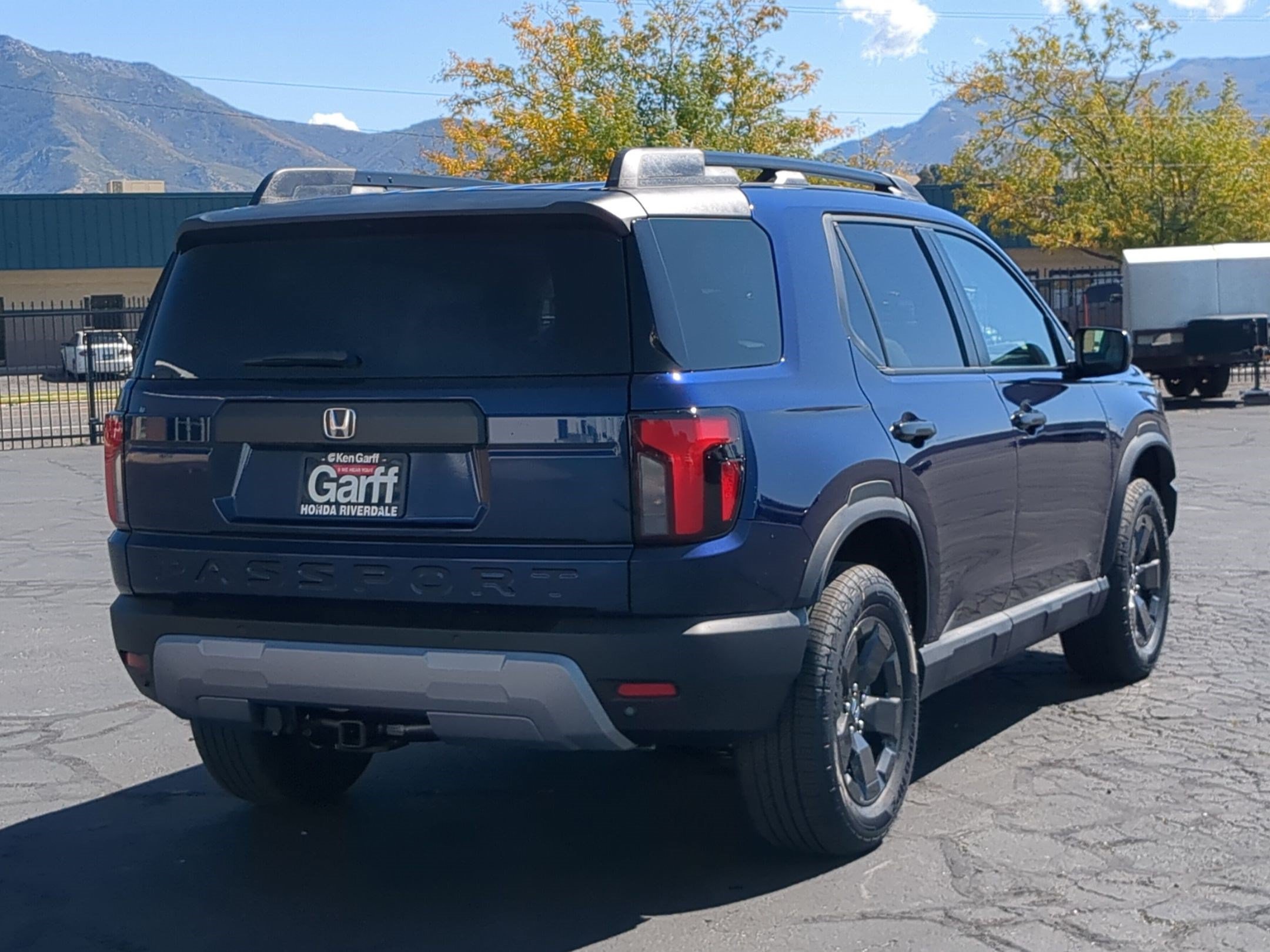 New 2026 Obsidian Blue Pearl Honda RTL Towing image 3