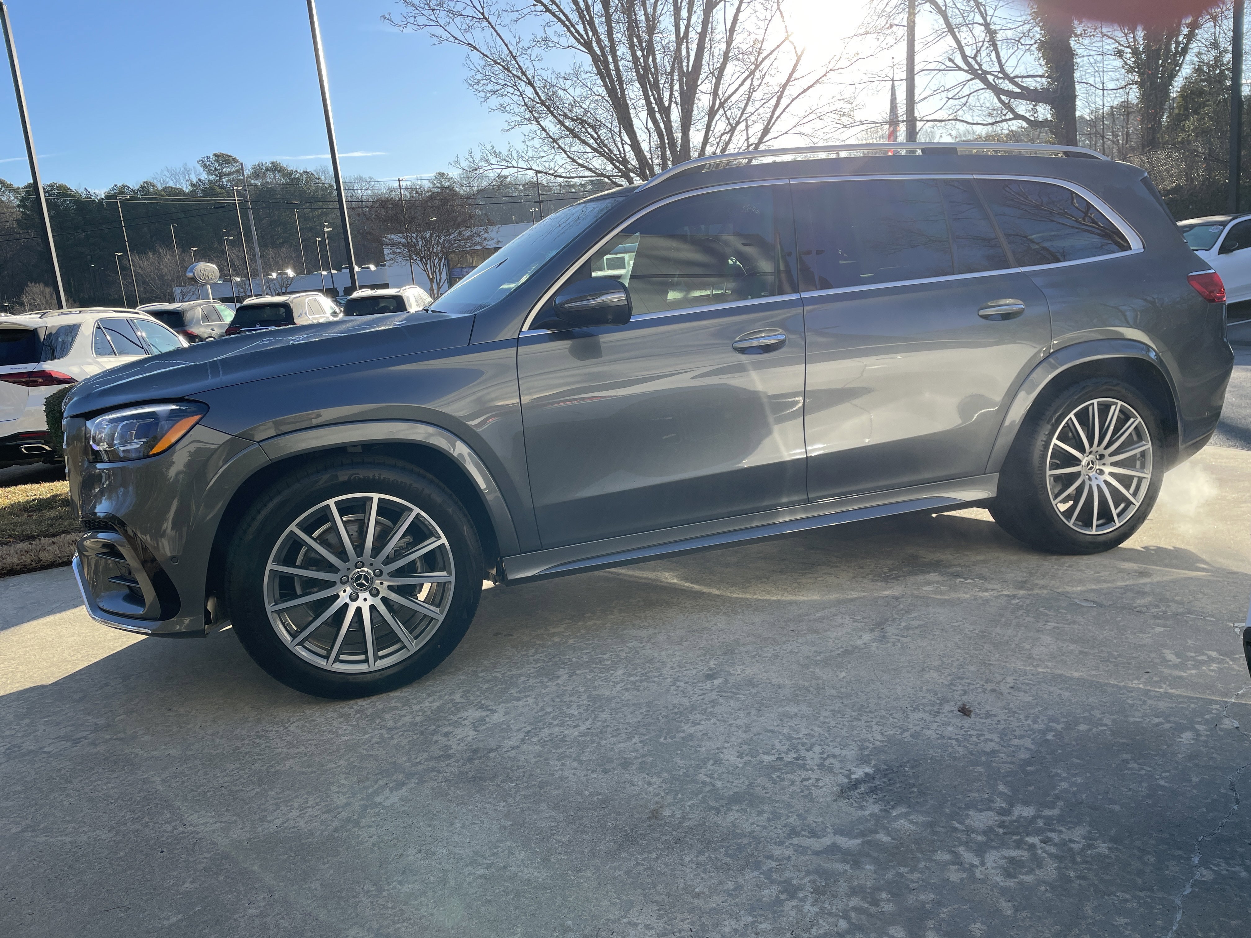 Certified Used 2025 Selenite Grey Metallic Mercedes-Benz GLS 450 4MATIC® SUV image 16