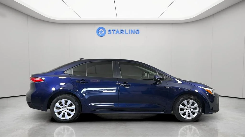 Used 2025 Blue Toyota Hybrid LE image 12