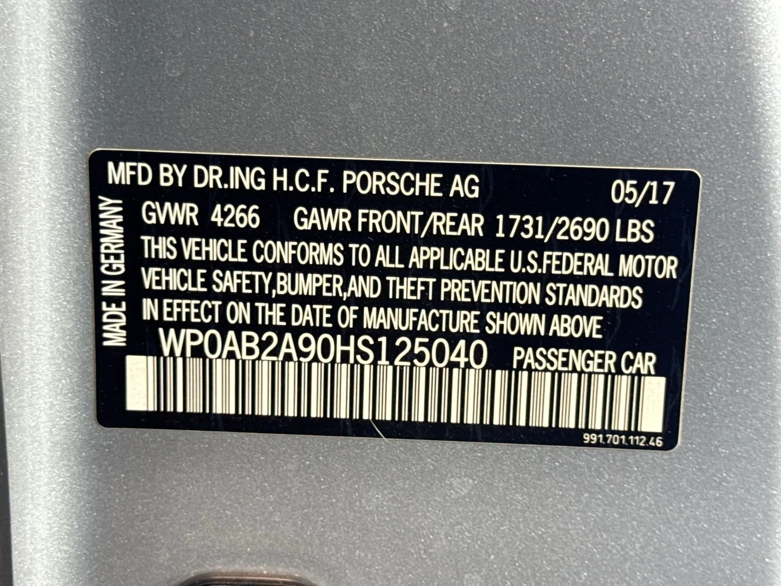 Certified Used 2017 Gt Silver Metallic Porsche Carrera GTS image 26