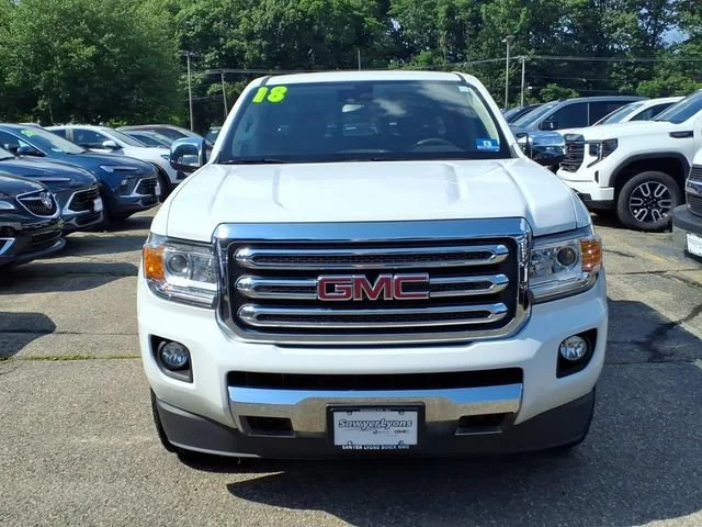 Certified Used 2018 SUMMIT WHITE GMC 4WD SLT image 2