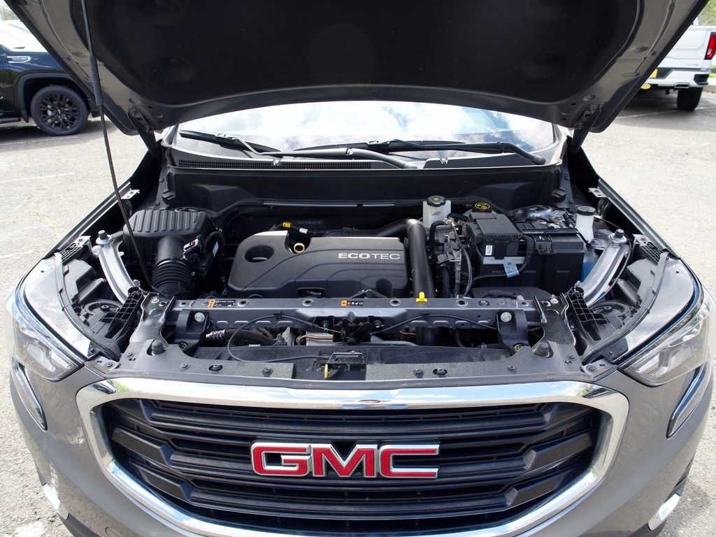 Used 2021 Satin Steel Metallic GMC SLE image 35