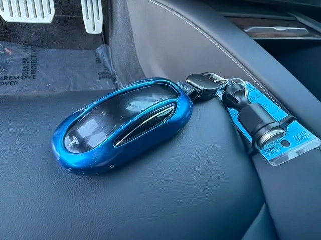 Used 2020 Blue Tesla Performance image 30