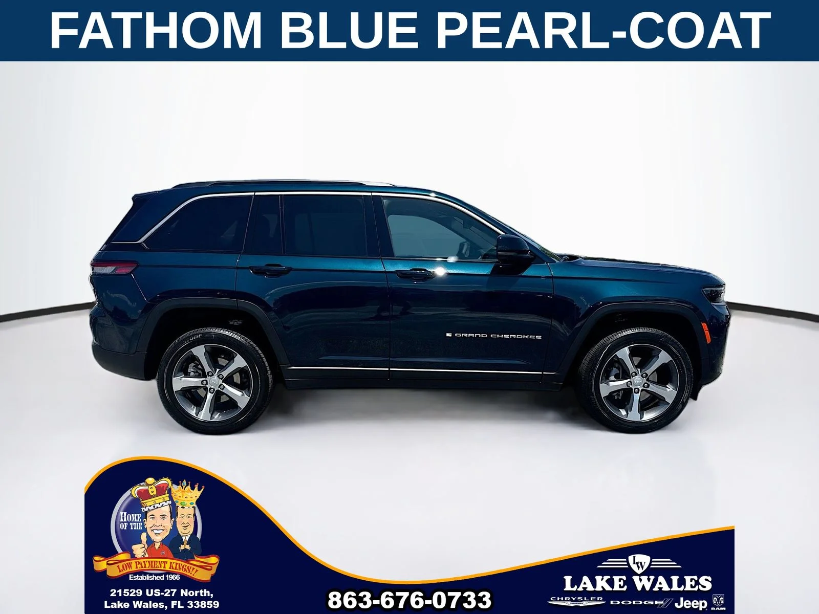 New 2026 Fathom Blue Pearl-Coat Exterior Paint Jeep Limited image 7