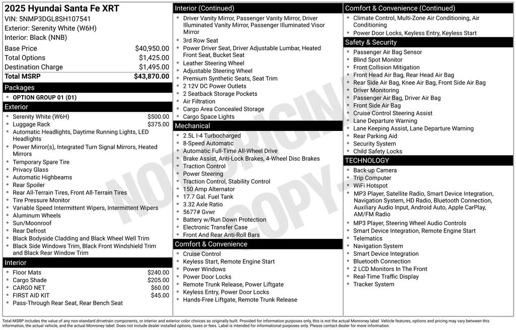 Used 2025 White Hyundai XRT image 3