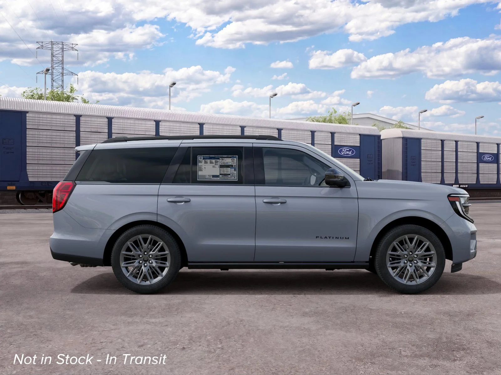 New 2027 Glacier Gray Metallic Tri-Coat Ford Platinum image 5