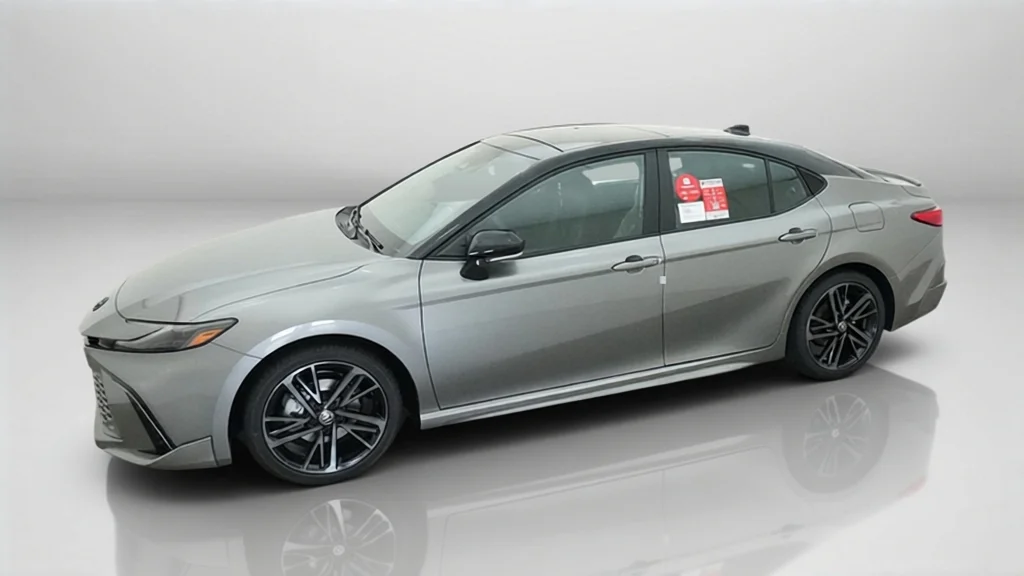 New 2027 Heavy Metal with Midnight Black Metallic roof Toyota XSE image 16