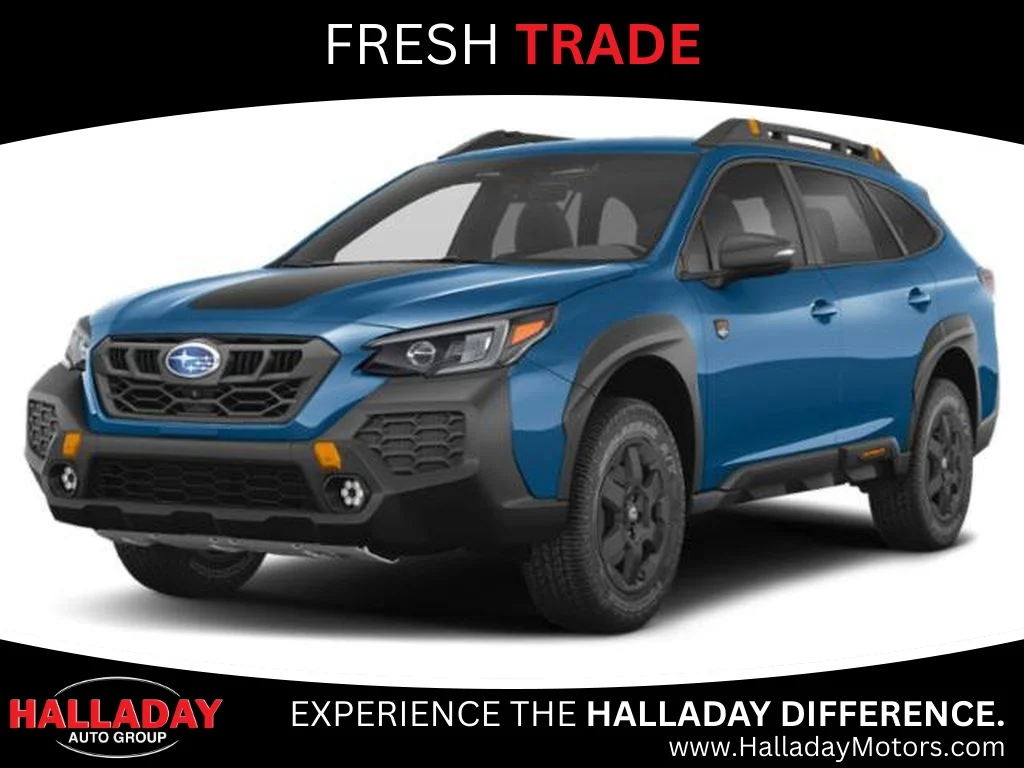 Used 2024 Geyser Blue Subaru Wilderness image 1