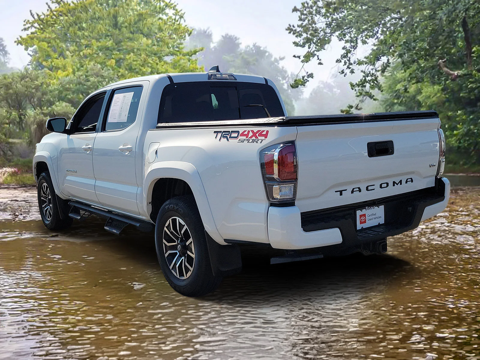 Certified Used 2023 WHITE Toyota TRD Sport image 3