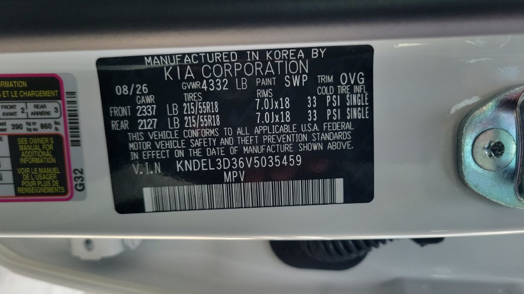 New 2027 Snow White Pearl Kia S image 24