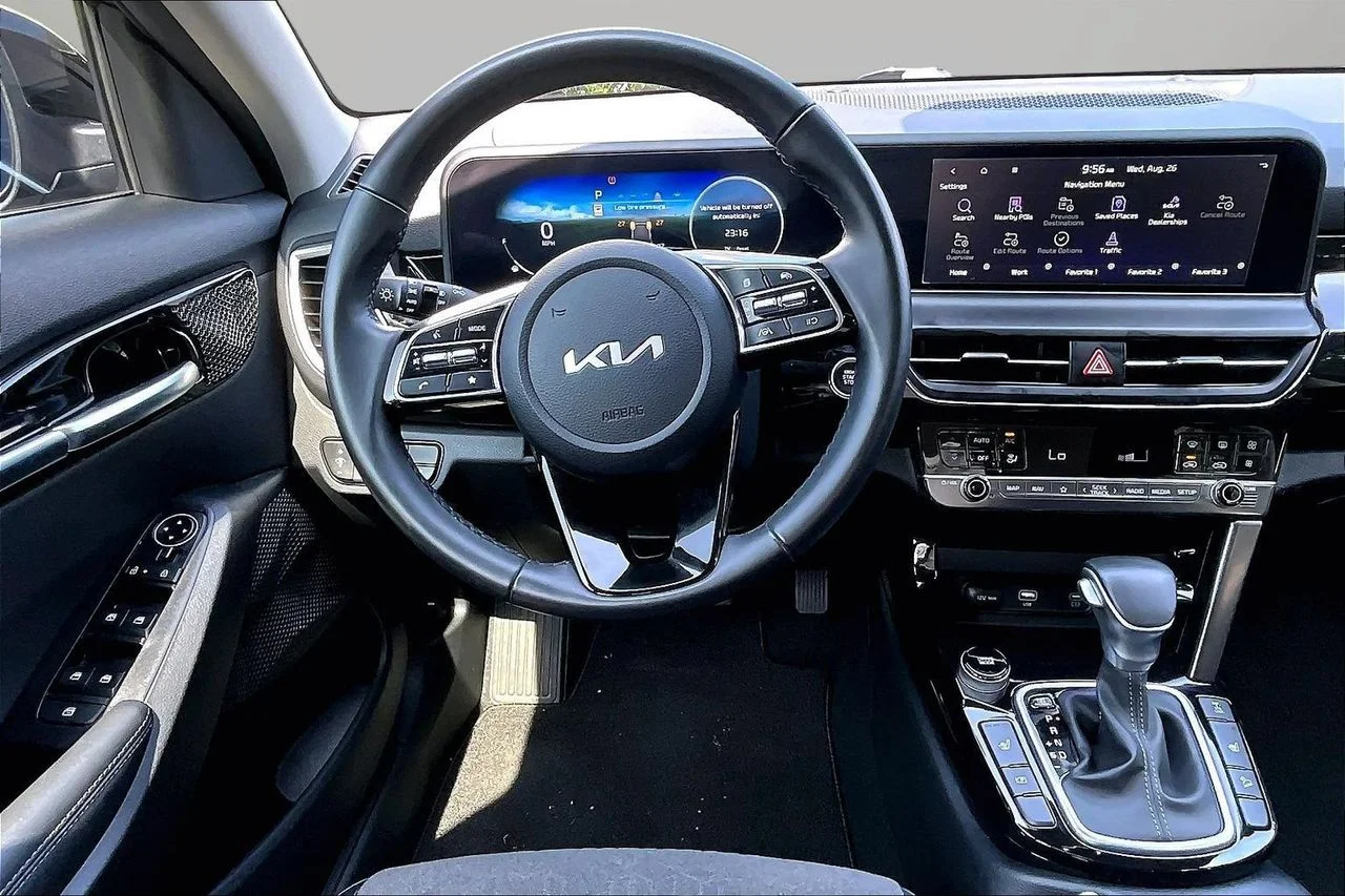 Certified Used 2025 Black Kia X-Line image 10