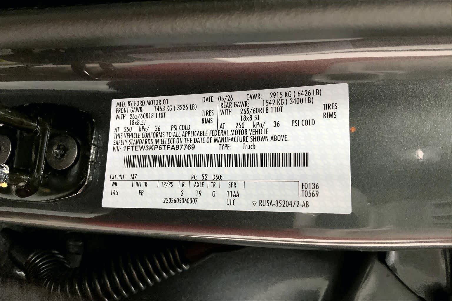 New 2026 Carbonized Gray Metallic Ford XLT image 20