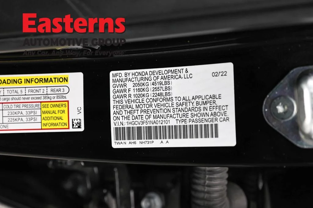 Used 2022 Black Honda EX-L image 35