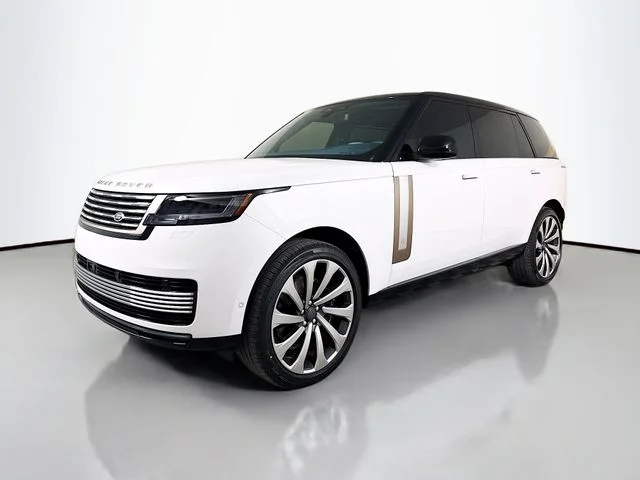 New 2026 Ostuni Pearl Wht Prem Met Land Rover SV image 1