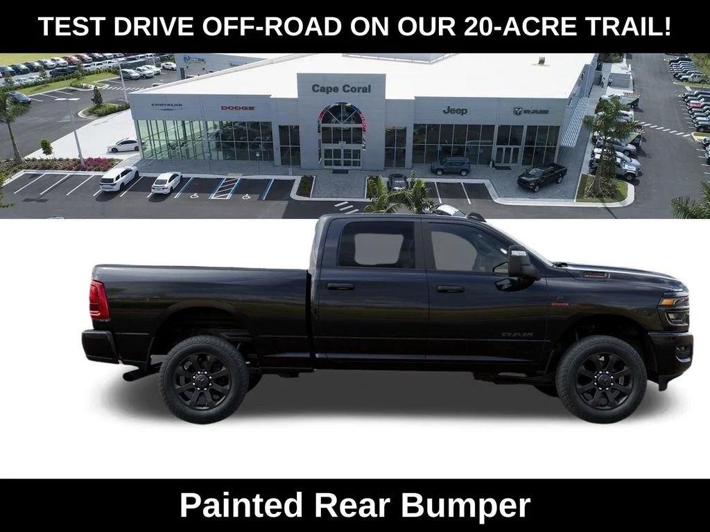 New 2026 Diamond Black Crystal Pearl-Coat Exterior Paint RAM Big Horn image 22