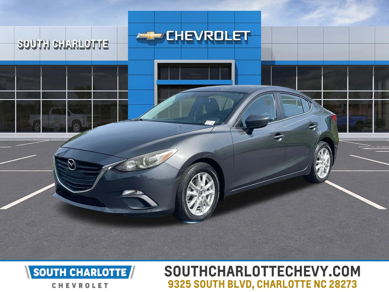 Gray 2014 Mazda MAZDA3 i Touring Sedan Sedan Front-Wheel Drive