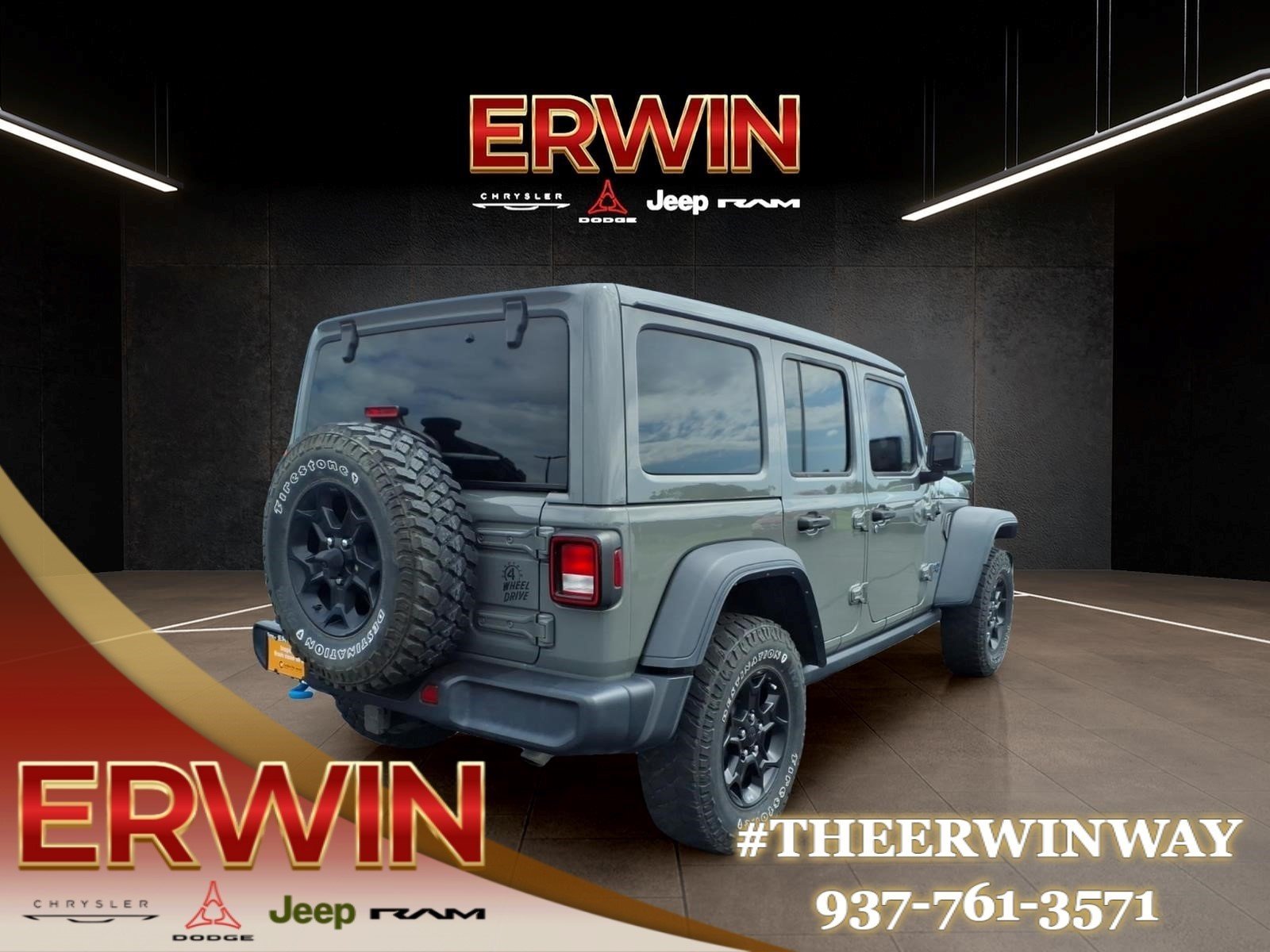 Certified Used 2023 Gray Jeep Willys 4xe image 7
