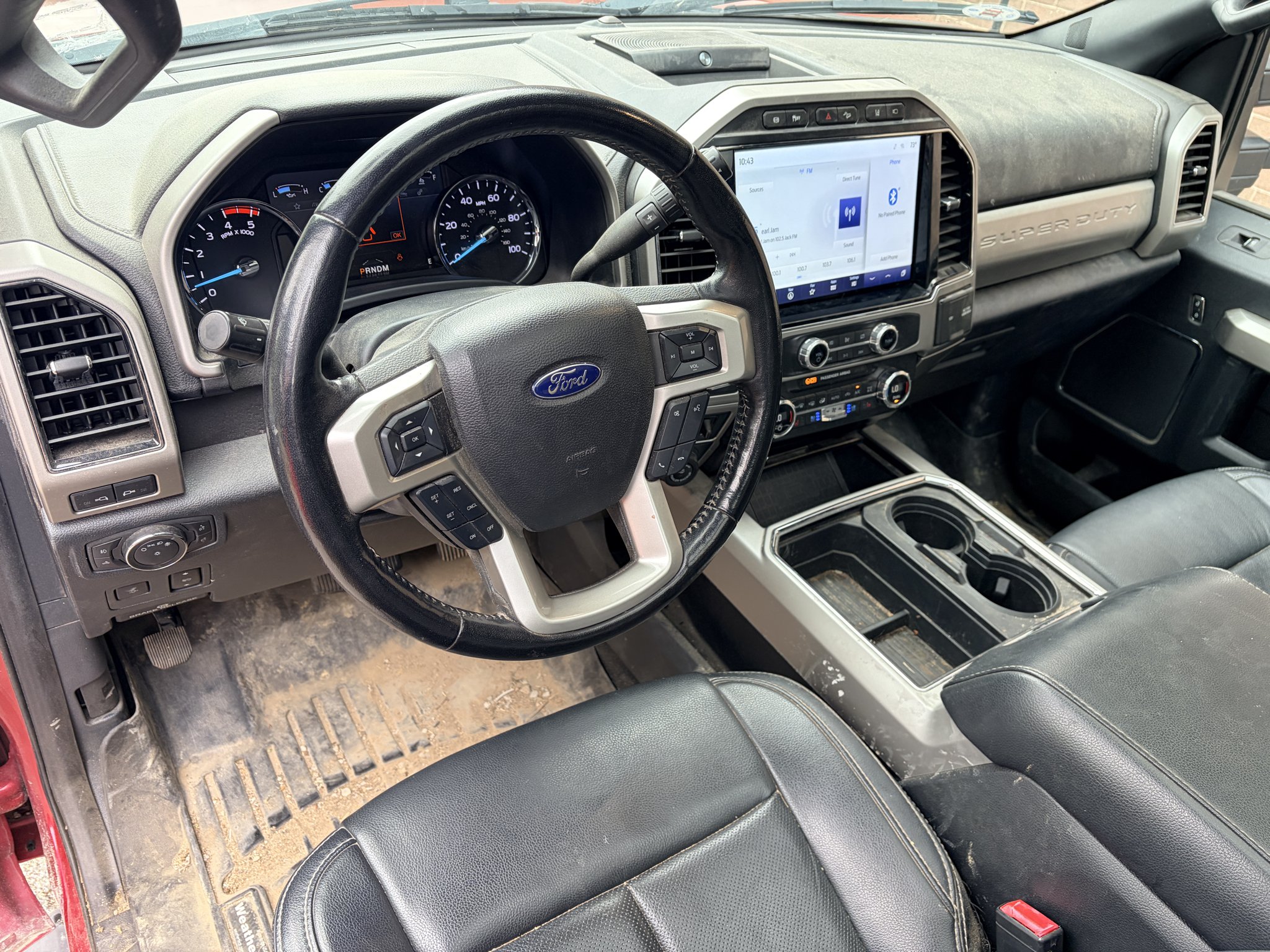 Used 2022 Rapid Red Metallic Tinted Clearcoat Ford LARIAT image 12