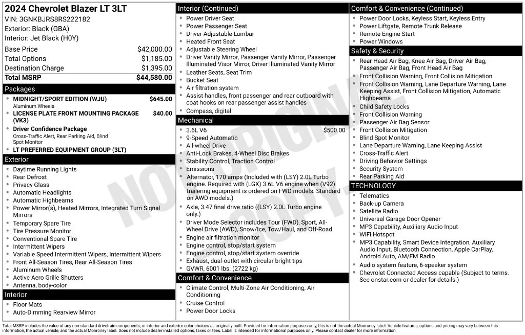 Used 2024 Black Chevrolet LT image 27