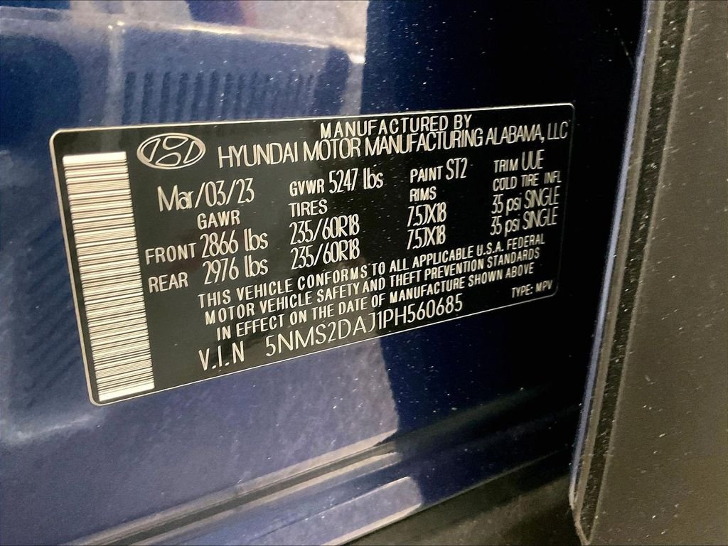 Used 2023 Blue Hyundai SEL image 36