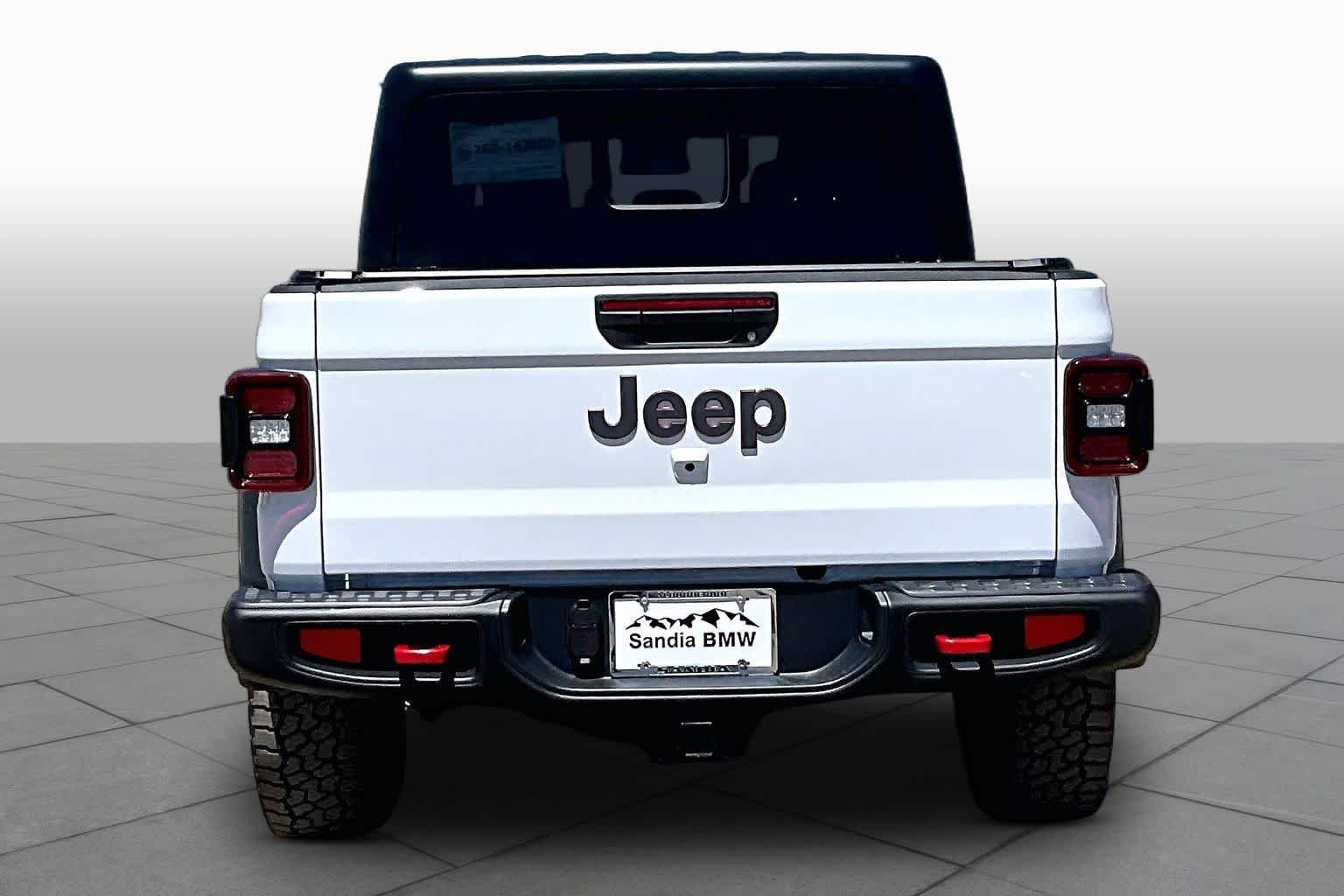 Used 2025 Bright White Clearcoat Jeep Rubicon image 4