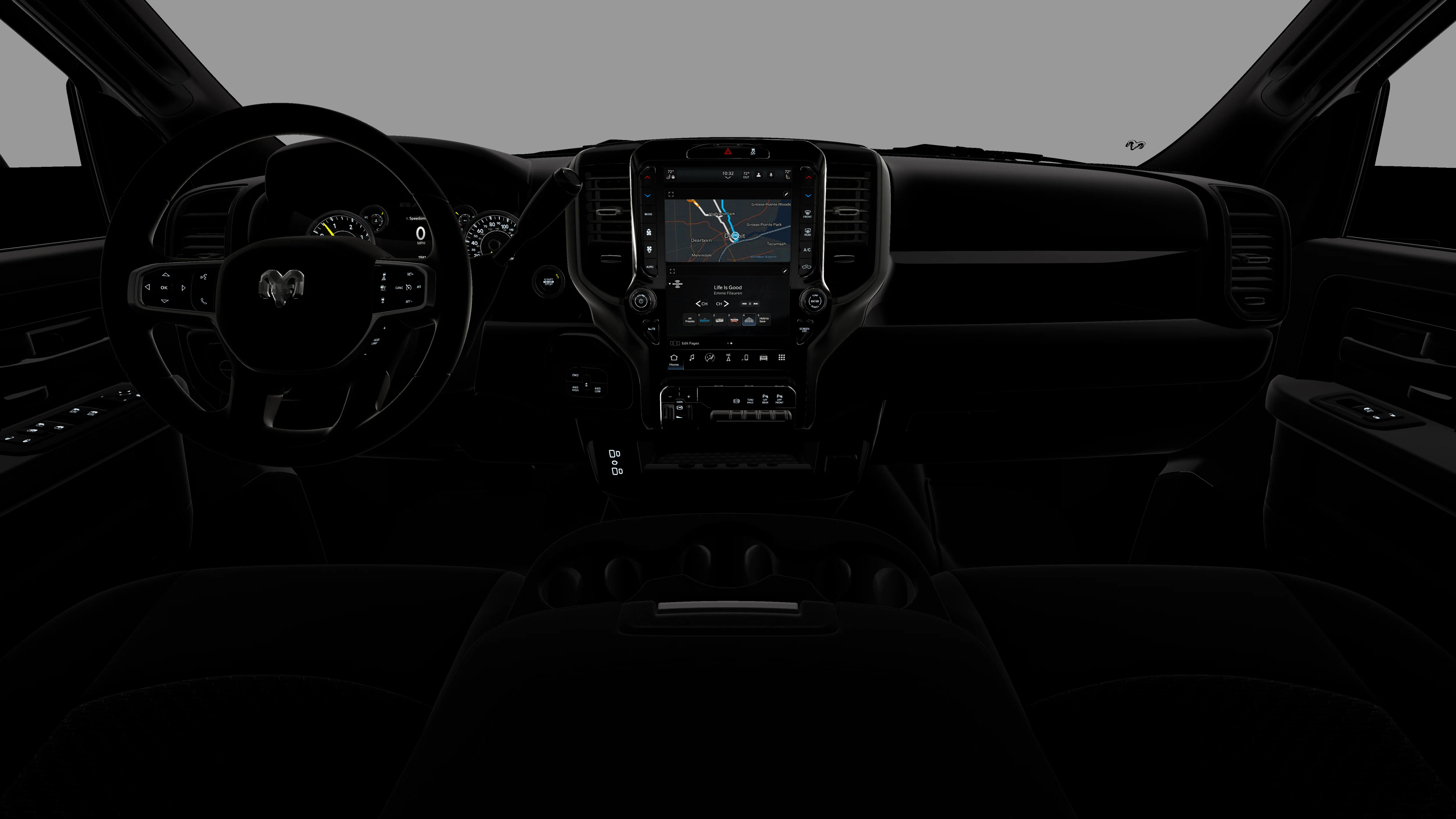 New 2026 Ceramic Gray Clear-Coat Exterior Paint RAM TRADESMAN image 6