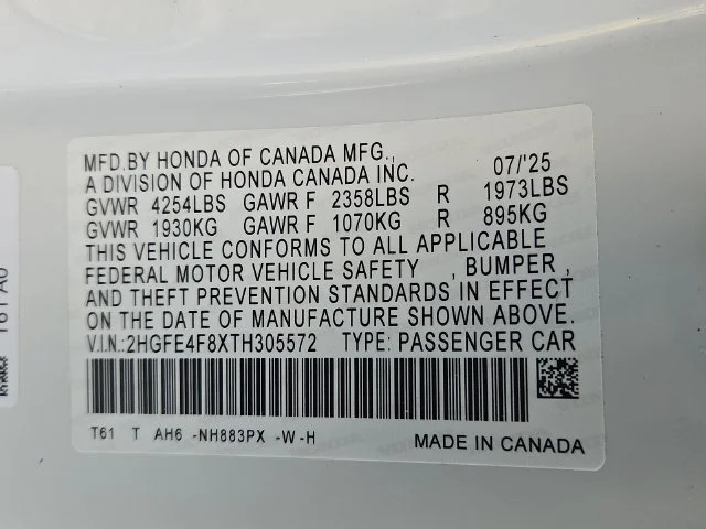 Used 2026 White Honda Sport image 28