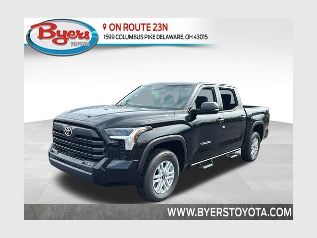 Midnight Black Metallic 2026 Toyota Tundra SR5 CrewMax Cab 4WD Pickup Truck Four-Wheel Drive