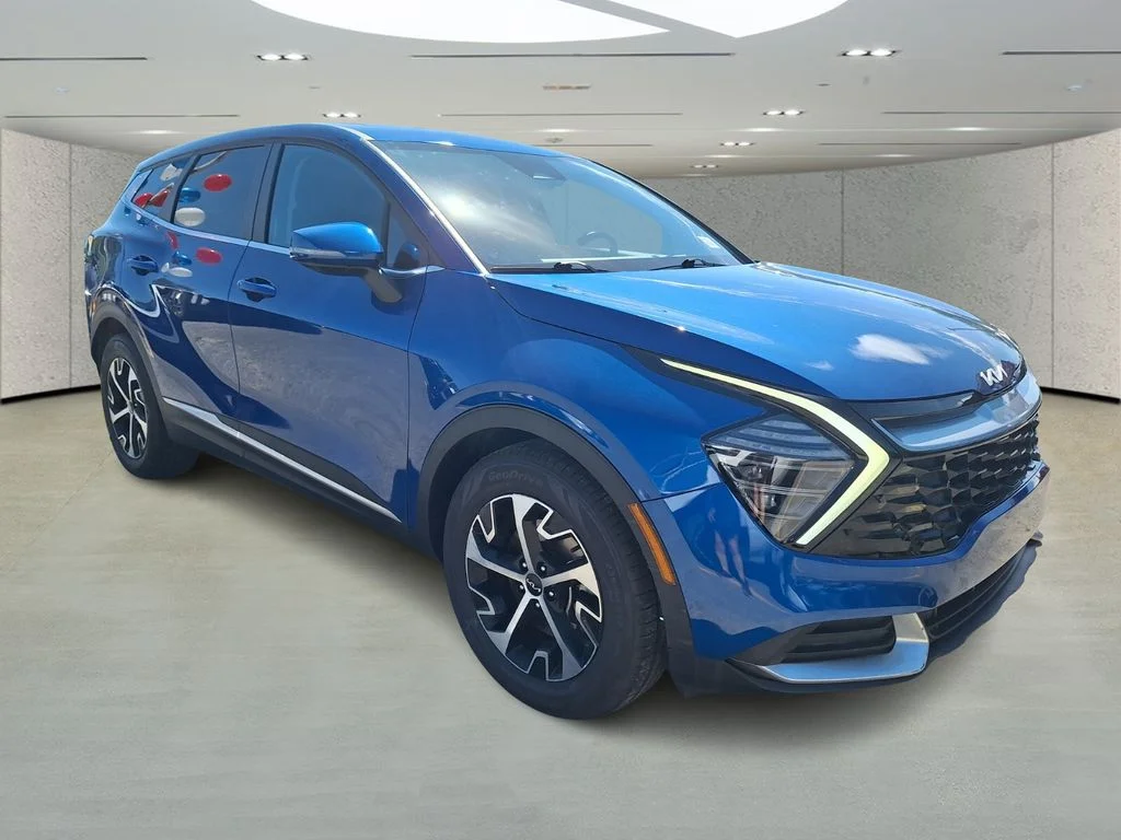 Used 2025 Sapphire Blue Kia EX image 6