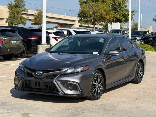 Certified Used 2022 PREDAWN GRAY MICA Toyota Hybrid SE image 10