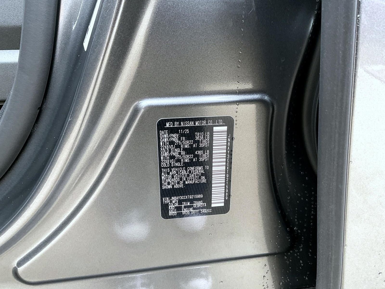New 2026 Gun Metallic Nissan Platinum Reserve image 27