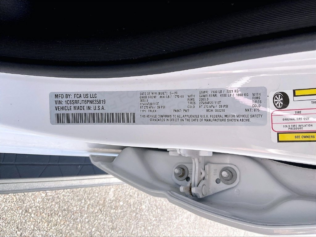 Used 2023 Bright White Clearcoat Ram Laramie image 33