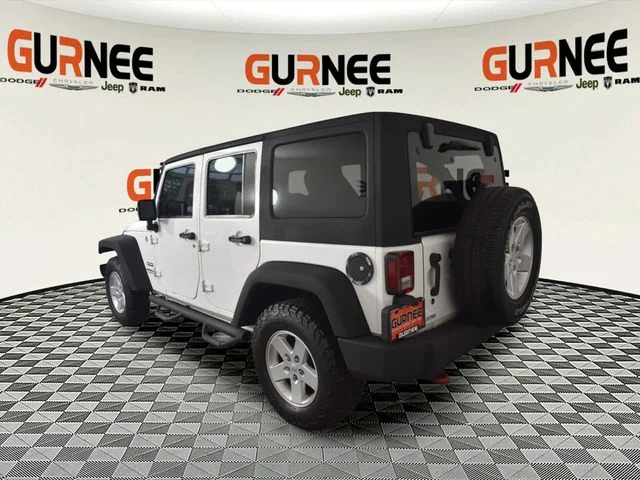Used 2017 White Jeep Unlimited Sport image 3