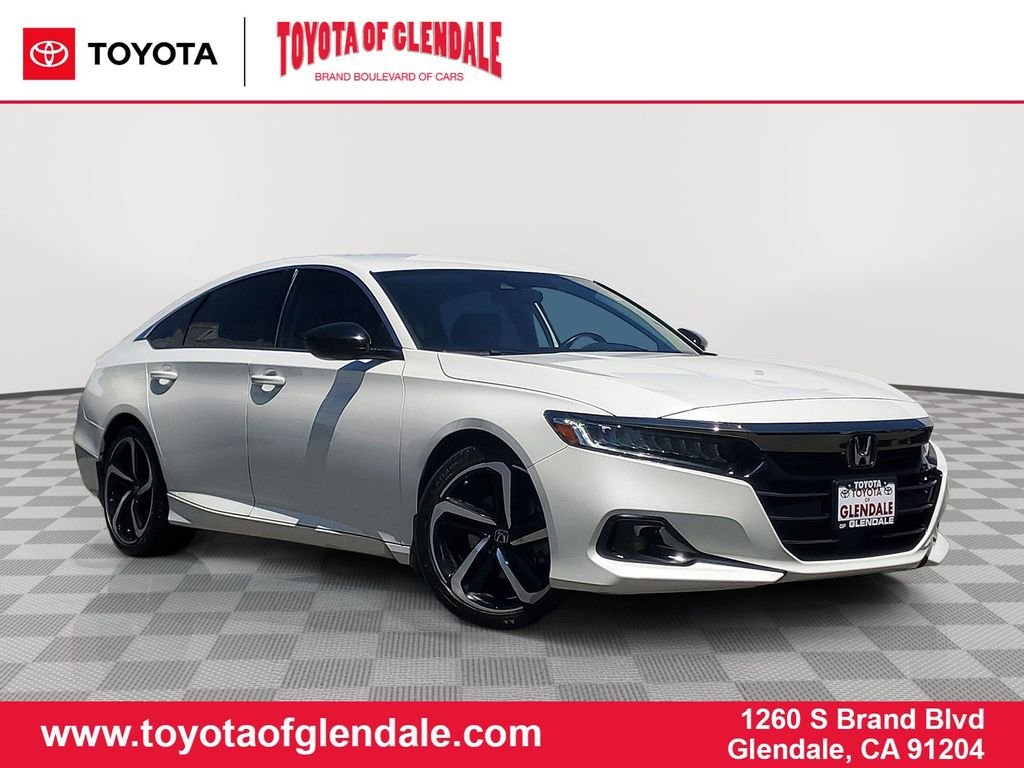 Used 2021 White Honda Sport Special Edition image 1