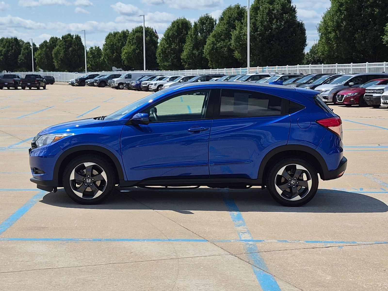 Used 2018 Aegean Blue Metallic Honda EX-L AWD w/ Navigation image 10